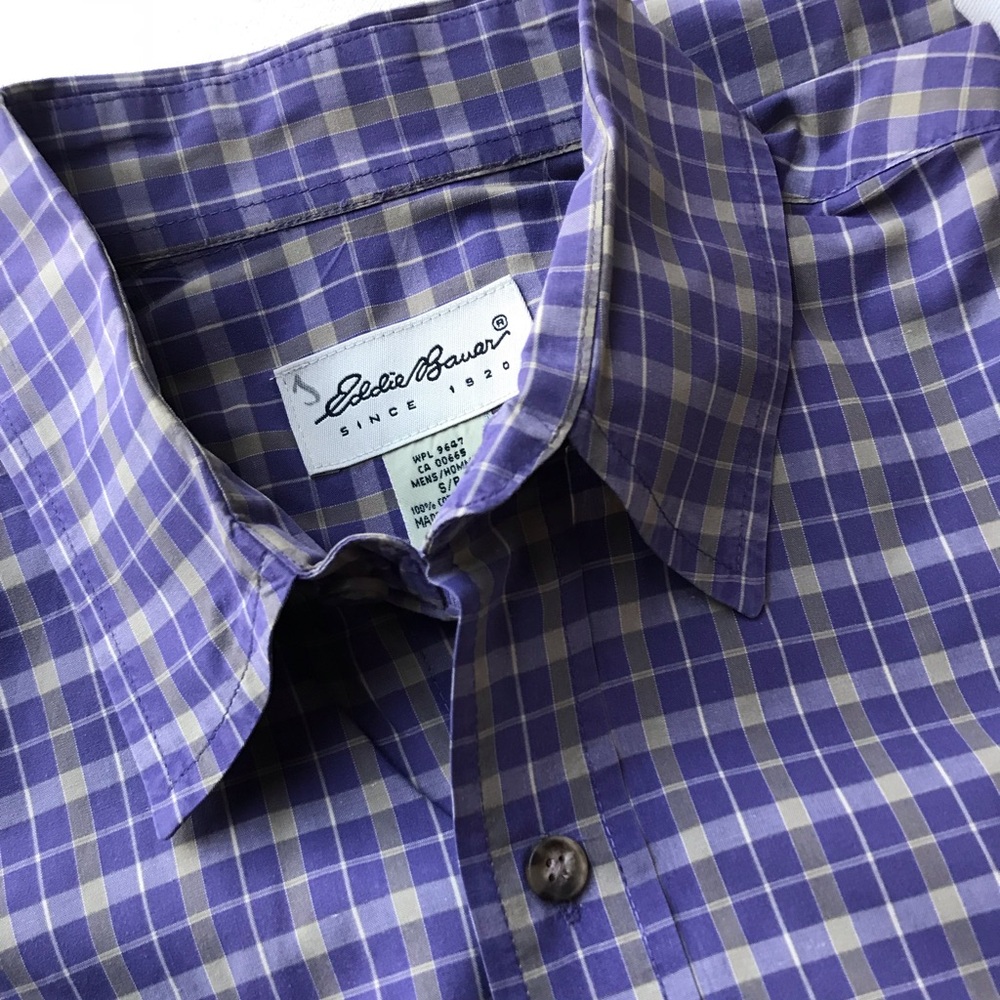Eddie Bauer Long-sleeve plaid shirt
